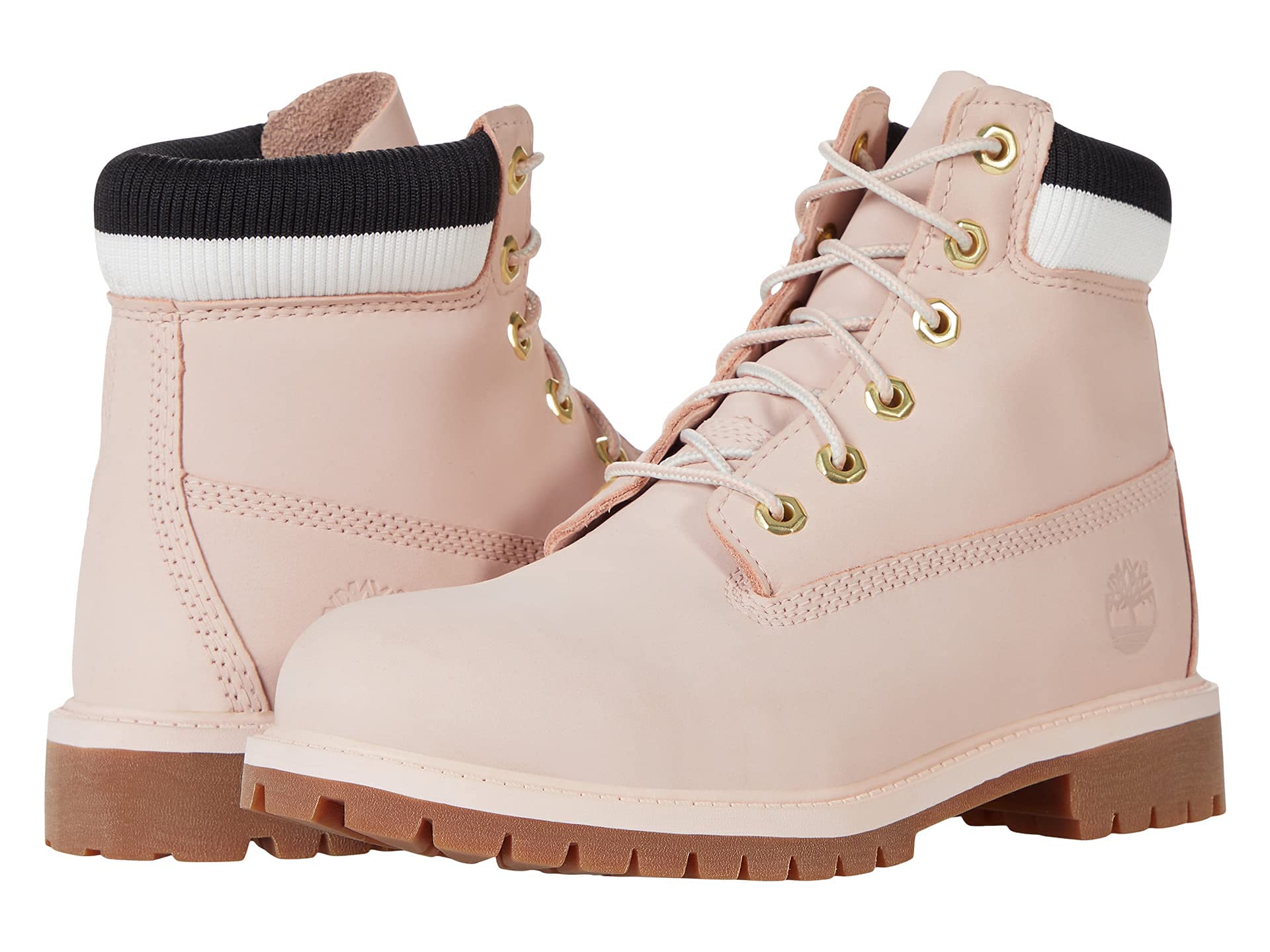 Timberland Girls Big Kid Nubuck Booties Pink 6.5 Medium (B,M) Big Kid