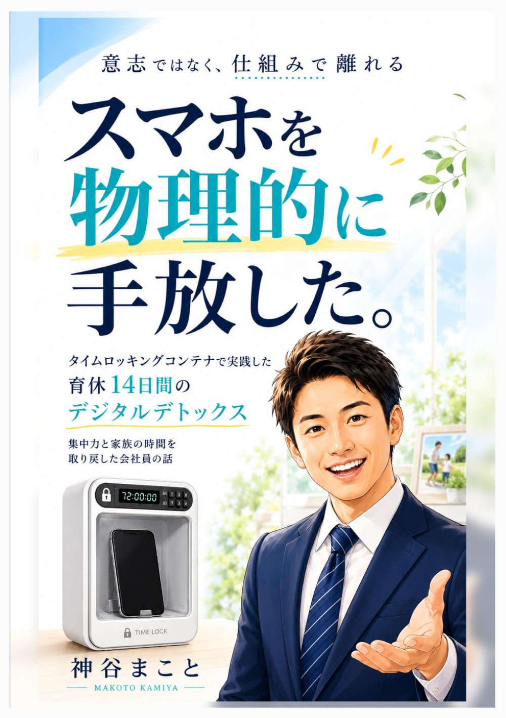 タイムロッキングコンテナで、スマホを物理的に手放した。: 育休14日間のデジタルデトックスで、集中力と家族の時間を取り戻した会社員の話