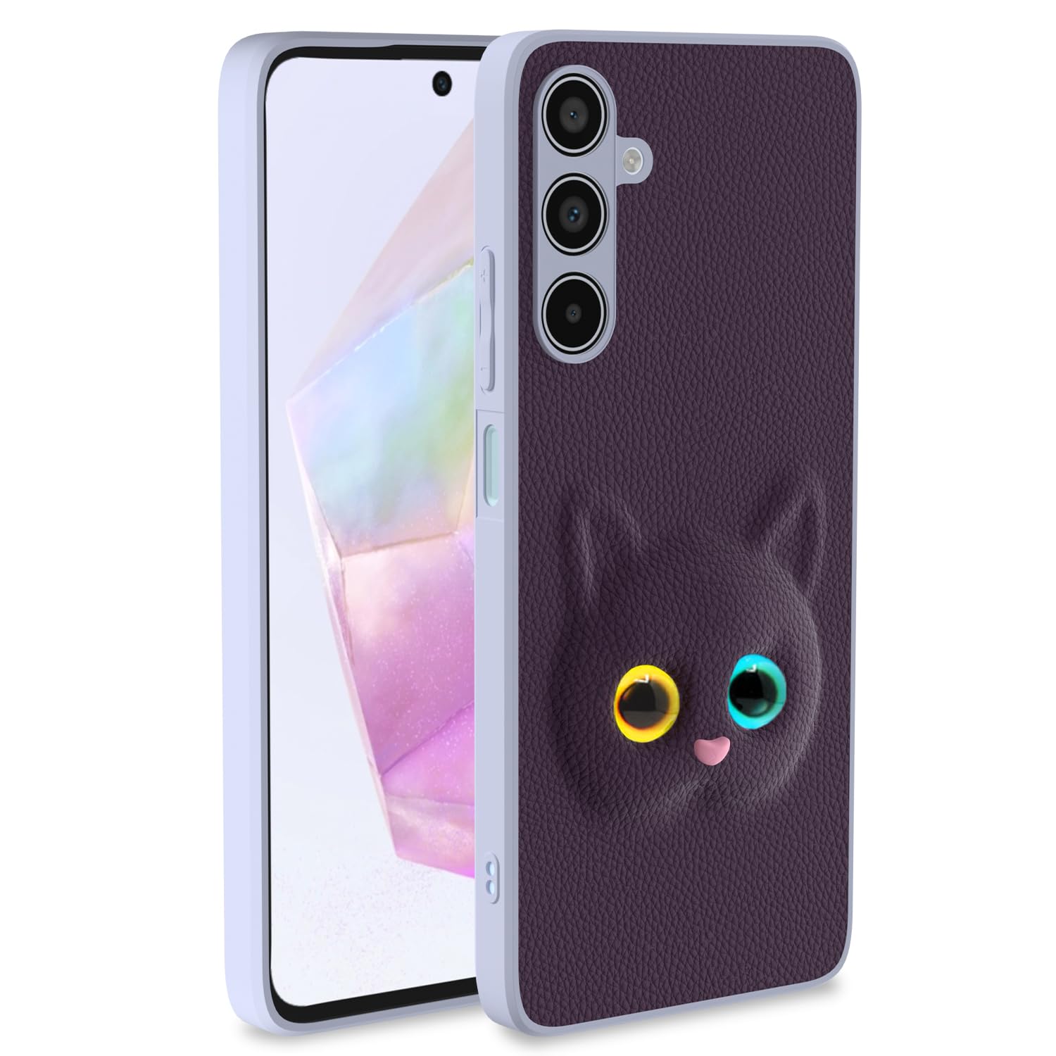 Pikkme Back Cover for Girls | Cute Cat Leather Finish | Soft TPU | Bumper Case for Samsung Galaxy M35 5G (Purple) (B0DC5C26V8) Amazon Price History, Amazon Price Tracker