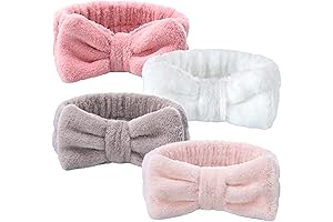 VITEVER 4 Pack Spa Headband for Face Washing