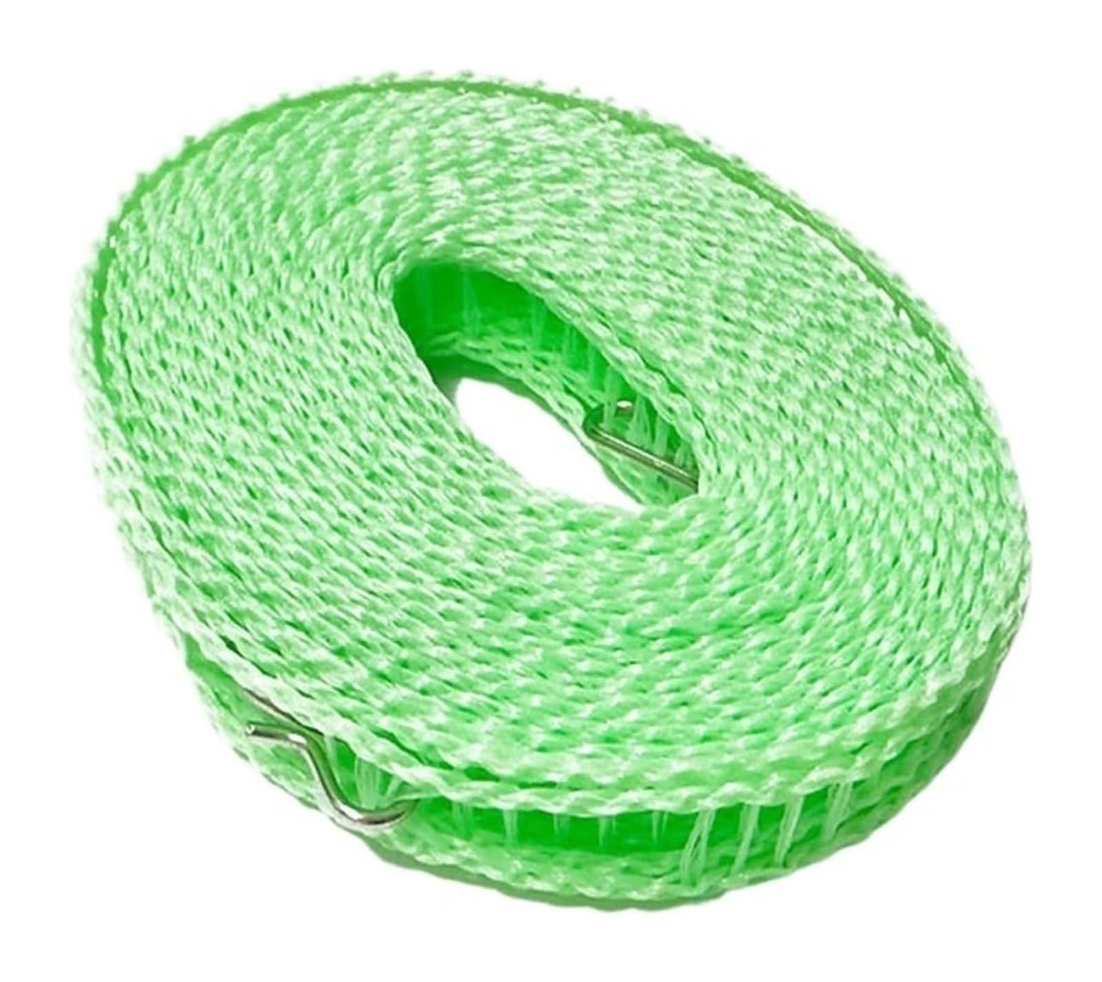 TVANTRUXIS Outdoor Portable Clothesline, Laundry Line 1Pcs Multicolor 3-10m Non-Slip Windproof Outdoor Travel Camping Clothesline(Green,3 metres)