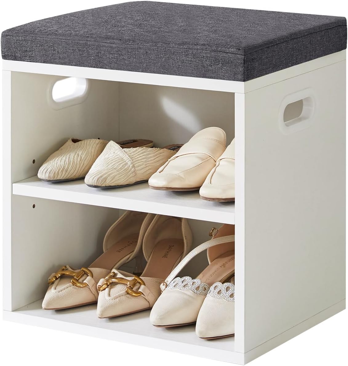 Amazon.com: Small Shoe Bench for Entryway Shoe Bench with Cushion Shoe ...