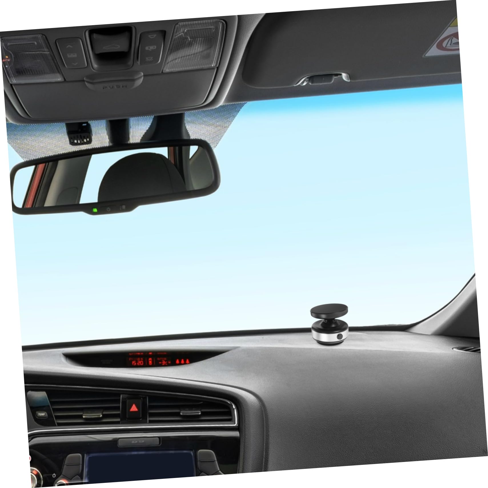 Ciieeo Supporto Telefono Cruscotto Auto Magnetico per Smartphone | Angoli Regolabili, Plastico, Ampia Compatibilità Cellulare, Accessorio per Auto e Montaggio su Dashboard