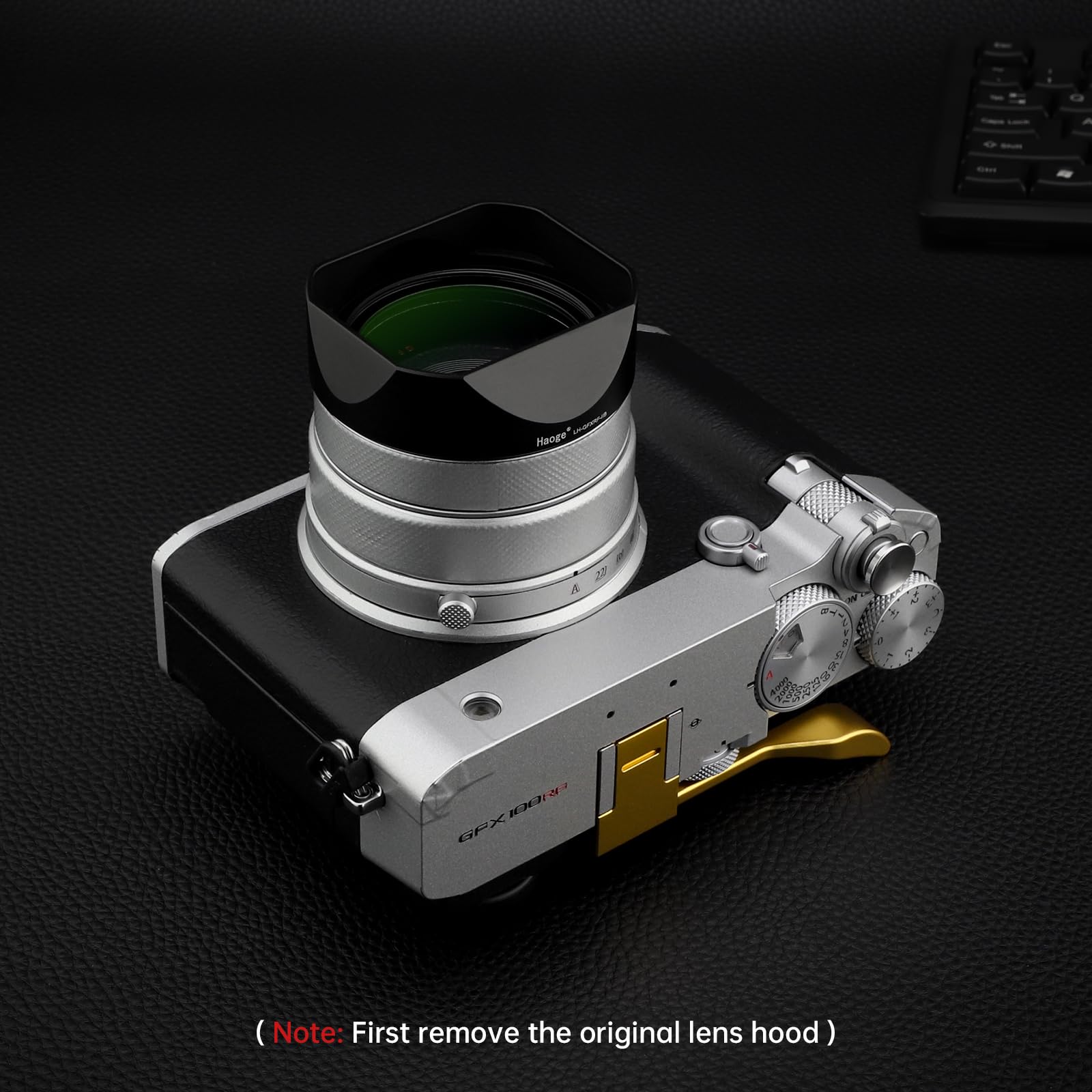 Amazon.com : Haoge Square Metal Lens Hood for Fujifilm GFX100RF