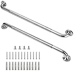Rackickyer Shower Grab Bar, 2 Pack 32 Inch Bathroom Grab Bar, 1.25 Diameter 304 Stainless Steel Anti-Slip Grab Bars for Bathtubs and Showers, Handicap Shower Grab Bar for Seniors Elderly