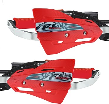 Dirt Bike Hand Guards with Grips, Univeral Dirtbike Motorcycle Handguards 7/8 and 1 1/8, MX Motocross Supermoto Racing ATV Handguards 22mm 28mm