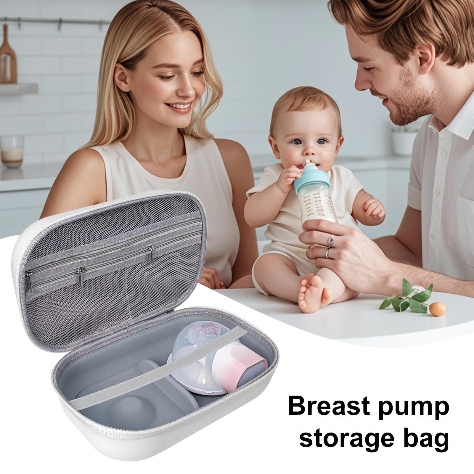 Sac de rangement pour tire-lait, étui de transport pour pompe, portable et réglable, pour l'extérieur, la, les soins infirmiers, le travail, les voyages, les femmes, les mères