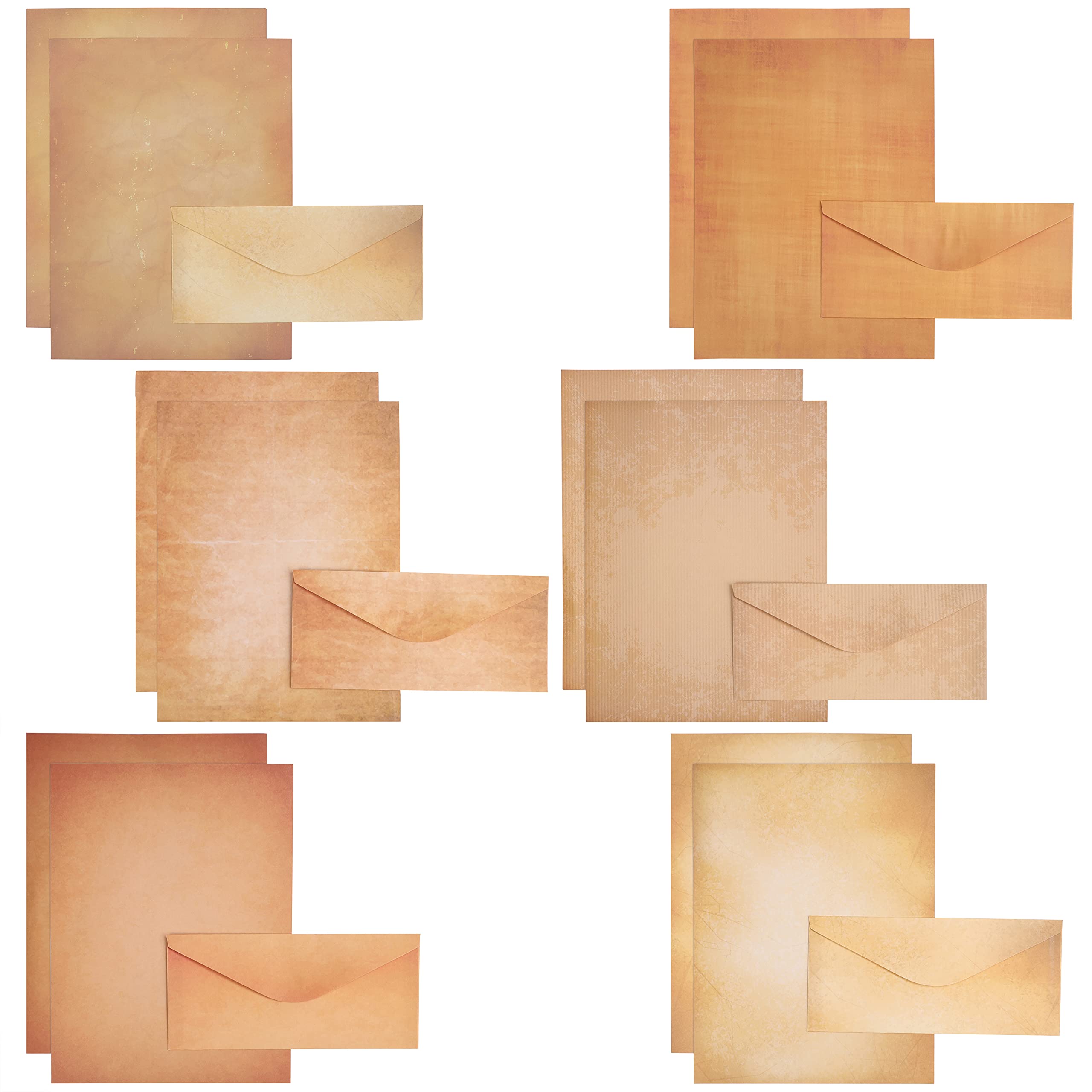 Buy Belle Vous 60 Pack Vintage Stationery Writing Paper with Envelopes