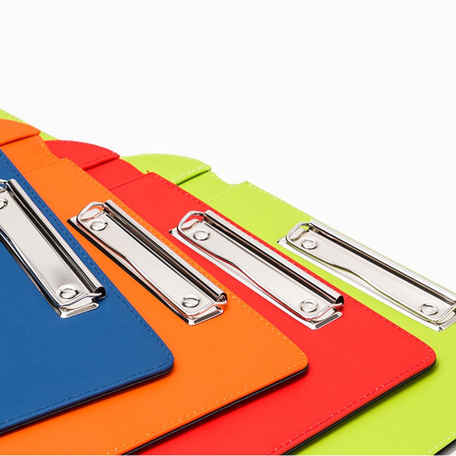 Uchwyt na dokumenty A4, wielofunkcyjny segregator spotkanie biznesowe Clipboard wielokolorowe podpisywanie książka skórzany segregator do biura, szkoły, biznesu, teczka do archiwum (zielony)