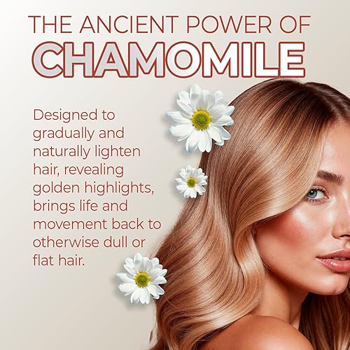 Miniatura 4 de Grisi Loción Capilar de Manzanilla Gold, Loción Extra Aclarante para darle brillo y reflejos dorados a tu cabello, Aclara Naturalmente, Desenreda tu