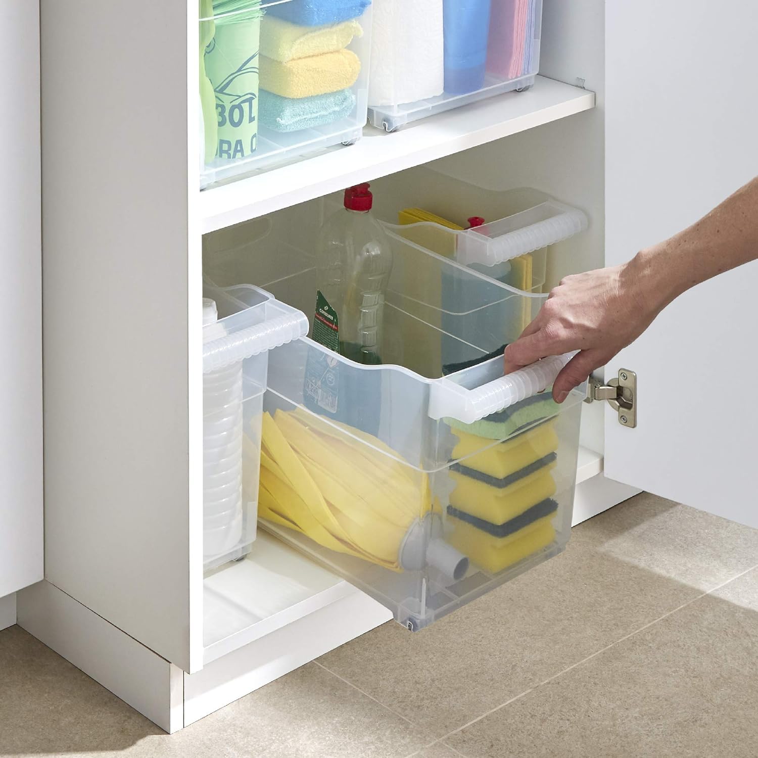 TIENDA EURASIA® Pack 3 - Organizador de Armarios de Cocina - Especial Almacenaje de Productos de Limpieza. Fabricado (XXL)