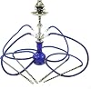 GStar 4 Hose Hookah Shisha 22 Sheesha Narghile Hookah Set Blue