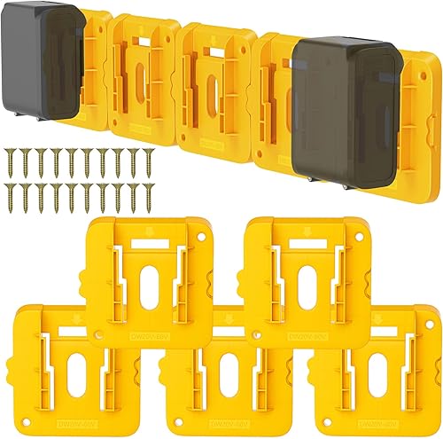 Miniatura 1 de Crtbelfy Soporte de batería para Dewalt 20V 60V soporte de base de batería para baterías DCB200 DCB203 DCB205 DCB206, paquete de 10