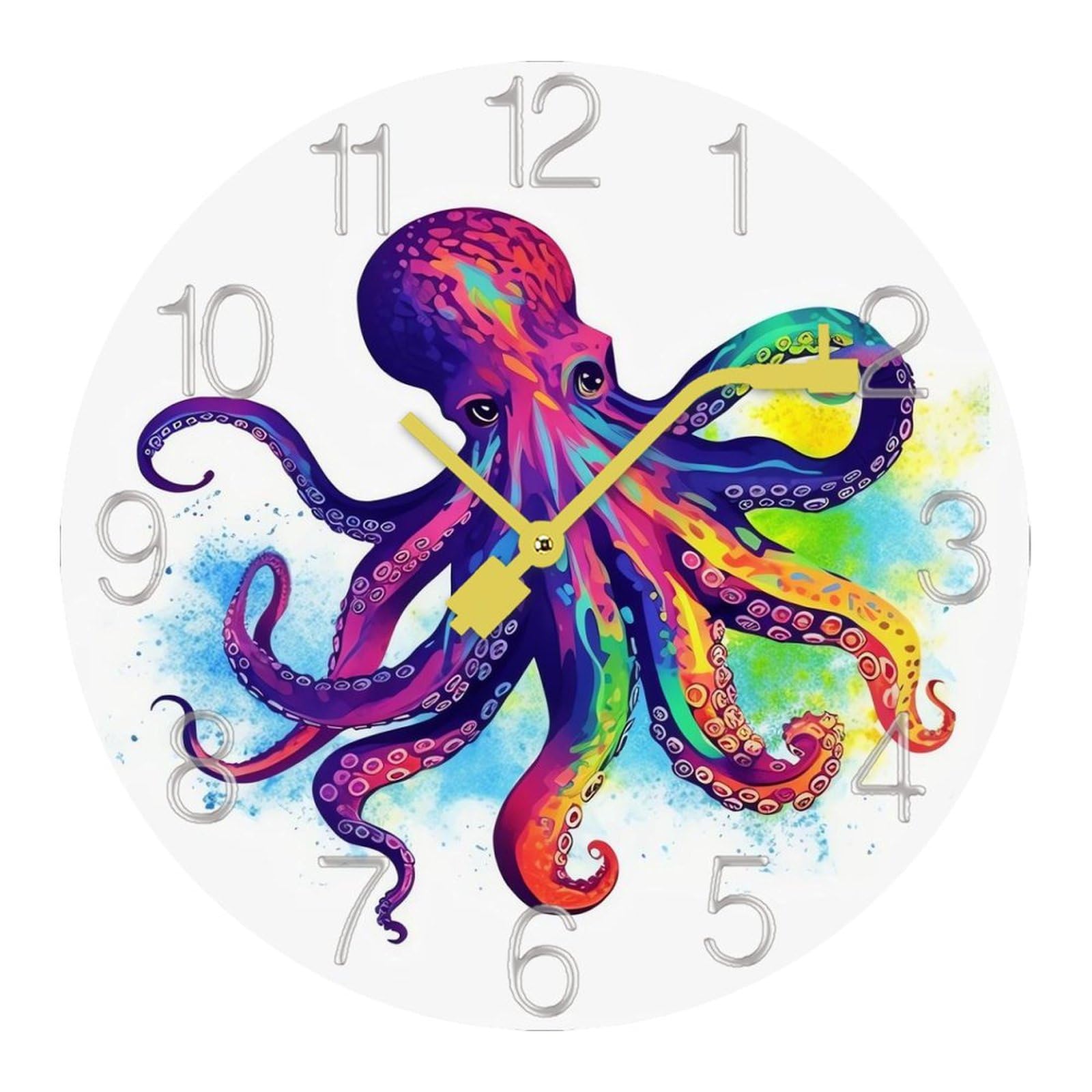 Horloge moderne silencieuse sans tic-tac pour décoration bureau