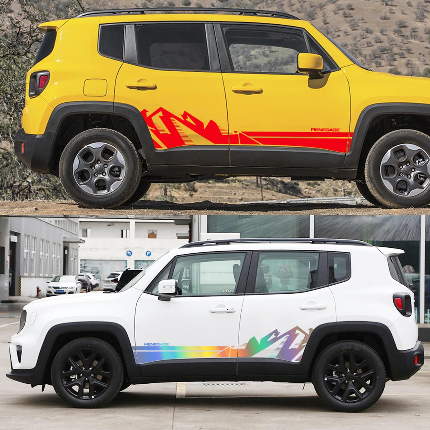 Amazon.co.jp: RWRAPS マウンテンスタイル 車のステッカー 限定 