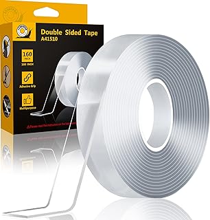 CZoffpro Double Sided Tape Heavy Duty Mounting Tape Strong Adhesive Tape Picture Hanging Strips Nano Two Sided Tape, Doubl...