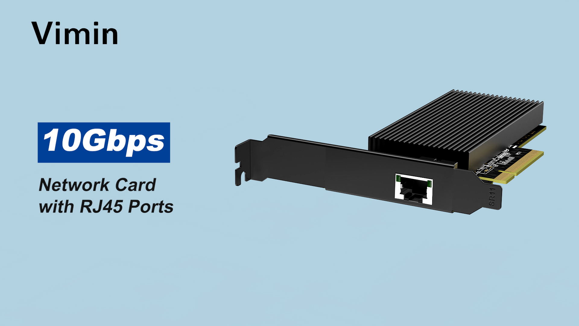 Carte Réseau PCIe 2,5G Base-T, VIMIN Adaptateur Reseau avec Realtek