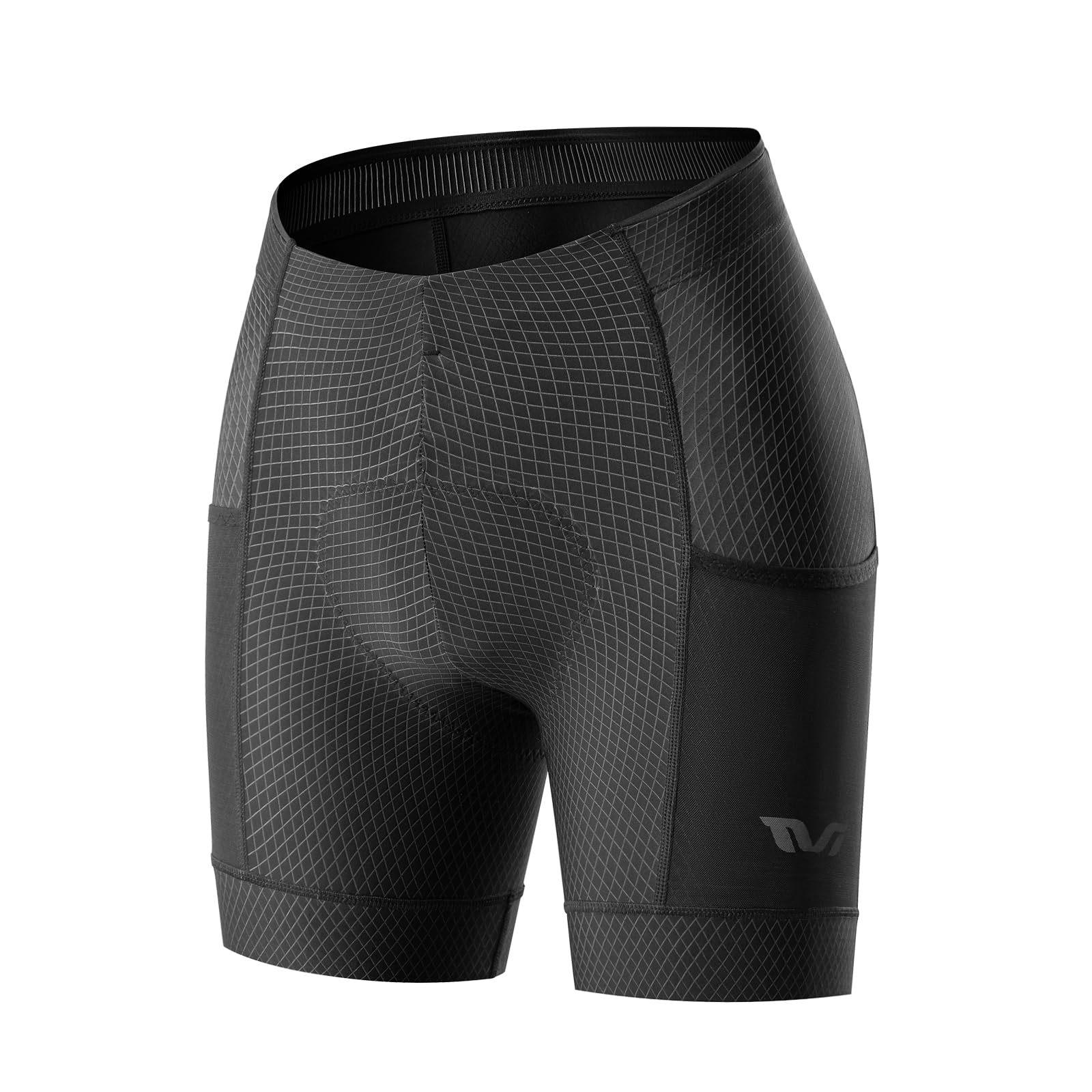 ROCKBROS TVI Pantaloncini Bici Donna Imbottiti, Pantaloni Ciclismo Estivo, Pantaloni Corti Bicicletta Rapida Asciugatura Leggero Traspirante per MTB, Bici da Strada