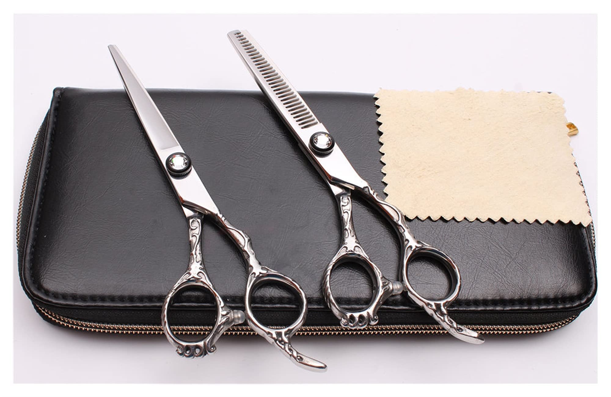 Ciseaux de salon de coiffure humains pour éliminer les fourches et les pointes lourdes