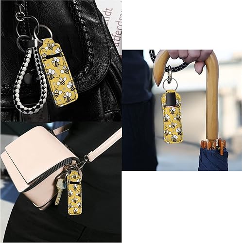 Miniatura 7 de Coldinair Llavero de lápiz labial con clip para lápiz labial, para mujeres y niñas