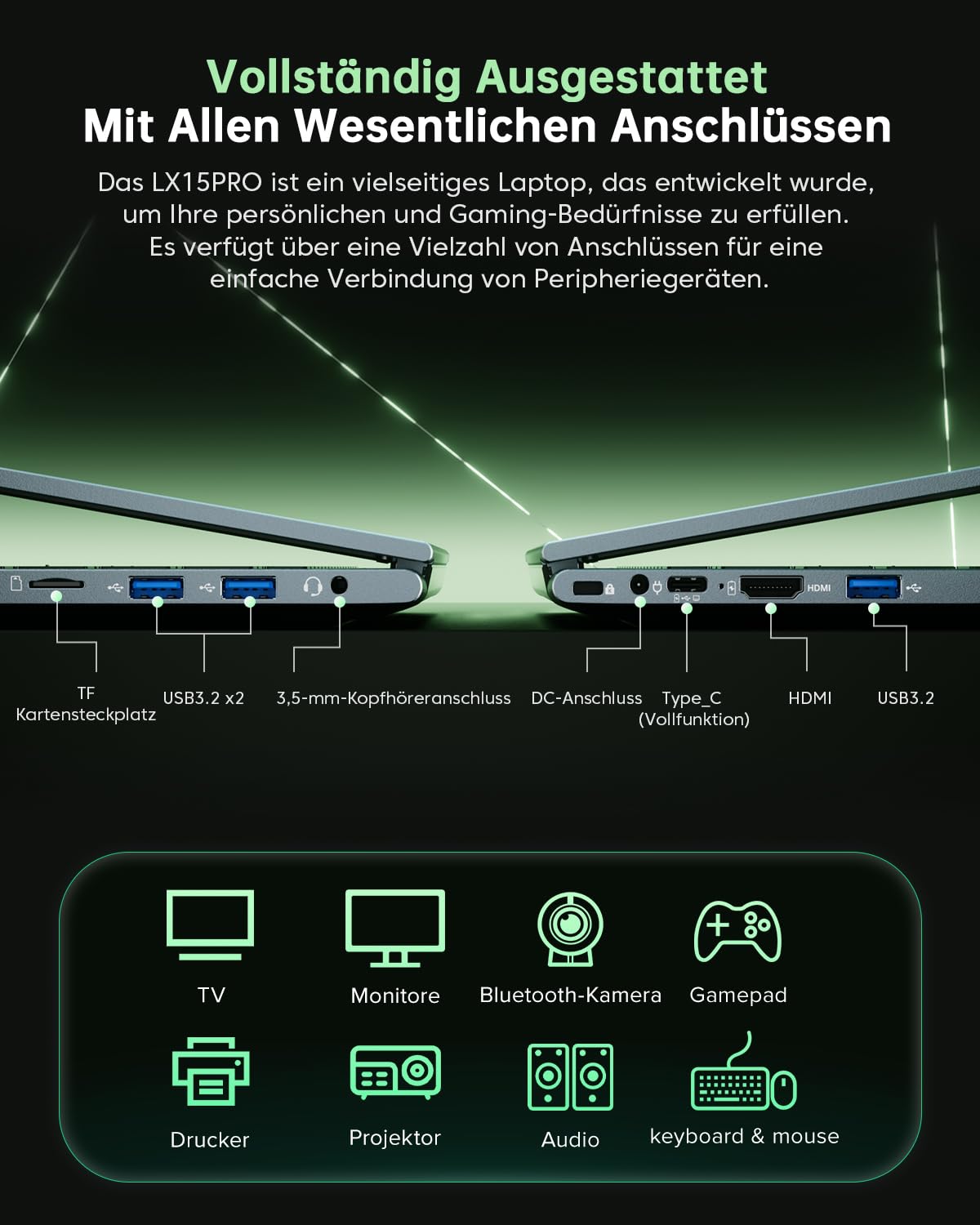 ACEMAGIC Gaming-Laptop – 2026 Neuester 15,6-Zoll-FHD-Display-Laptop mit AMD Ryzen 5 7430U-Prozessor mit bis zu 4,3 GHz, 16 GB RAM DDR4, 512 GB NVMe PCIe 3.0 SSD Gaming-Notebook, leichtgewichtig
