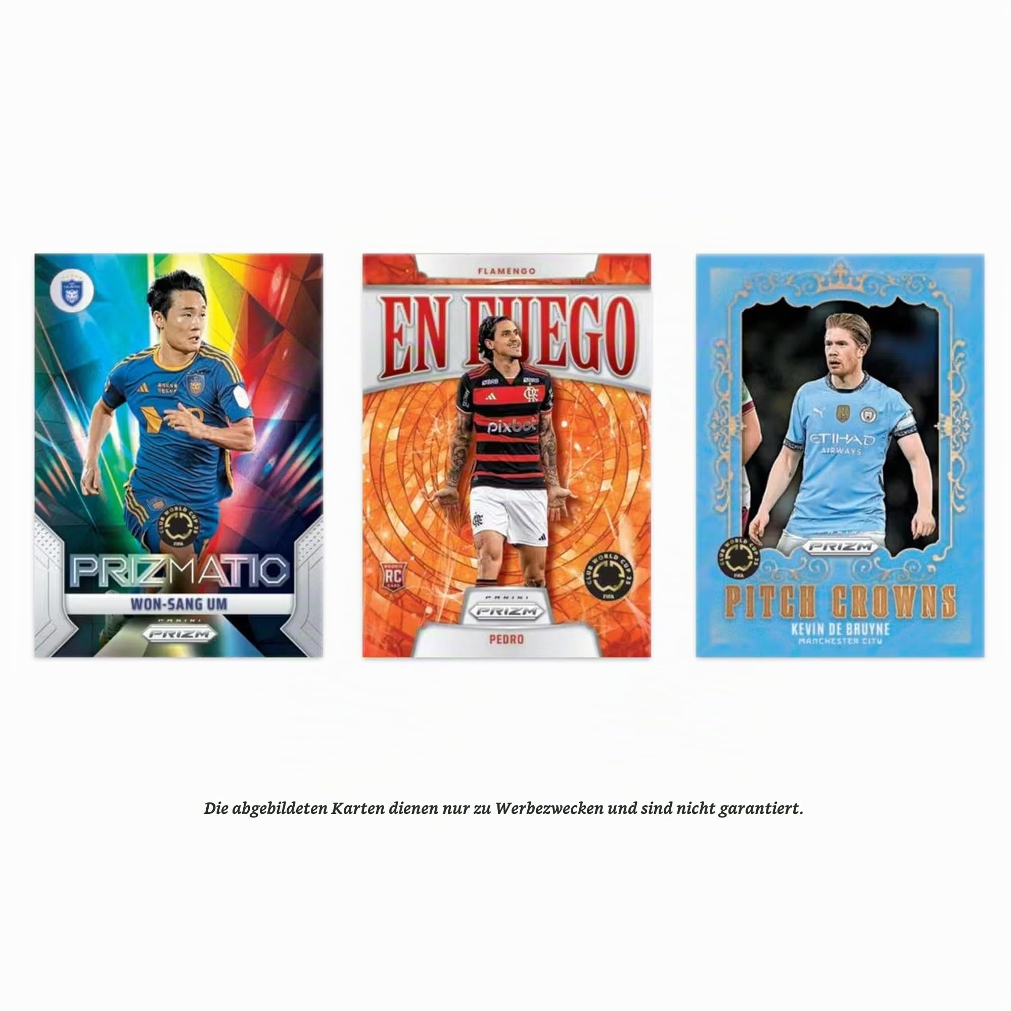 2025 Panini Prizm Club-Weltmeisterschaft Blaster-Box, FIFA-Sammelkarten, enthält Exklusive Blaster-Preise, Rookies und Einsätze, offizielles Panini Einzelhandelsset