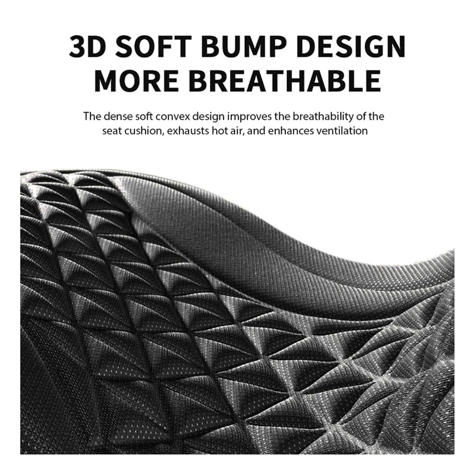 Coprisedile Universale Cuscino Per Seggiolino Auto Design Convesso Per Tappetino Per Sedia Universale Resistente Al Sudore Copertura Traspirante 3D Estiva