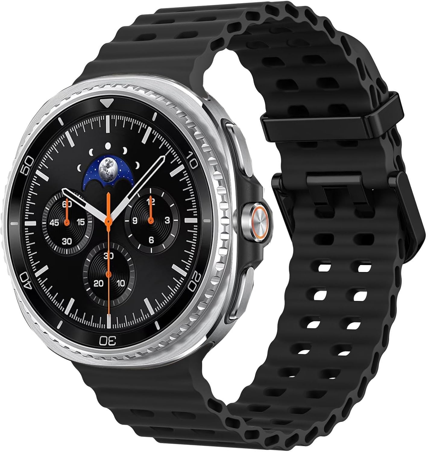 Marine Silicone Band for Samsung Galaxy Watch 9 8 40mm 44mm/8 Classic 46mm