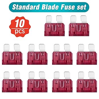 Micro Mini Car Blade Fuses, Car Fuses Assorted Auto Car Replacement Kit 2A 3A 5A 7.5A 10A 15A 20A 25A 30A 35A 40A With 1 Storage Case And 1 Fuse Clip