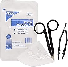 Dukal Single Use Suture Removal Kit. Sterile Suture Removal Trays. Extra Protection Against Cross Infection. Sterile Scissors, Suture Forceps and Gauze Pad. Disposable Suture Removal Pack.