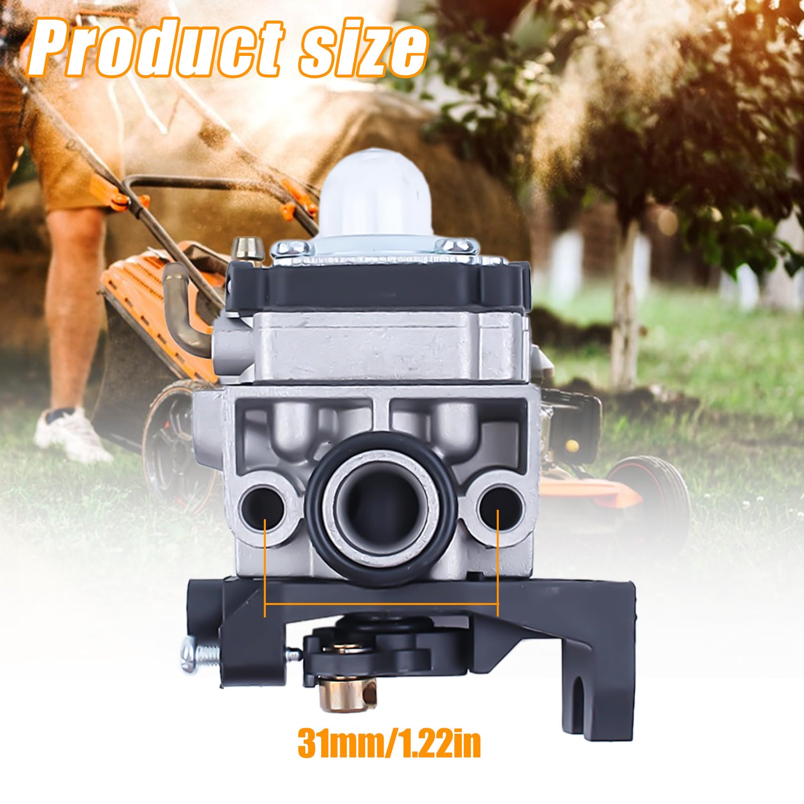 Kit de Carburador para Honda GX25 GX35 GX25N GX25NT FG110 FG110K1 Pequeño motor Rototiller Desbrozadora 16100-Z0H-053 16100-Z0H-825 con Junta de Carburador Filtro de Gasolina 268 610-717