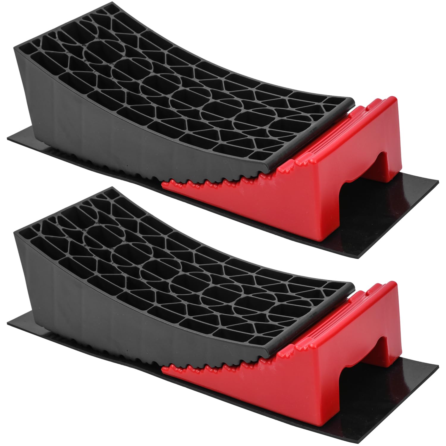 KATSU Tools Paquete de 2 niveladores para caravanas, rampas niveladoras para caravanas, Bloques de 13,5 toneladas de Capacidad, Resistentes para autocaravanas, Furgonetas y remolques