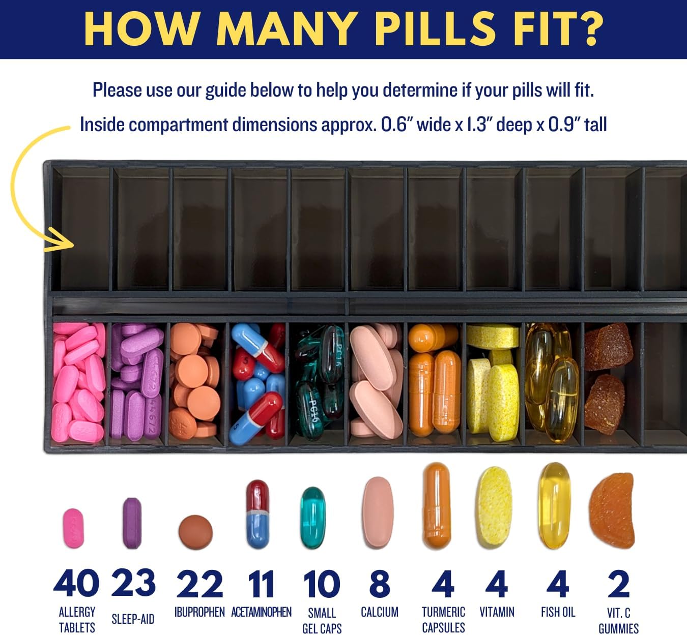 AM PM 31-Day Once-A-Day Monthly Pill Planner Organizer - Large Compartment Pill Box Stores Medications For Entire Month Plus Compartment For Extra Pills (Am/Pm Black & Teal) image 3