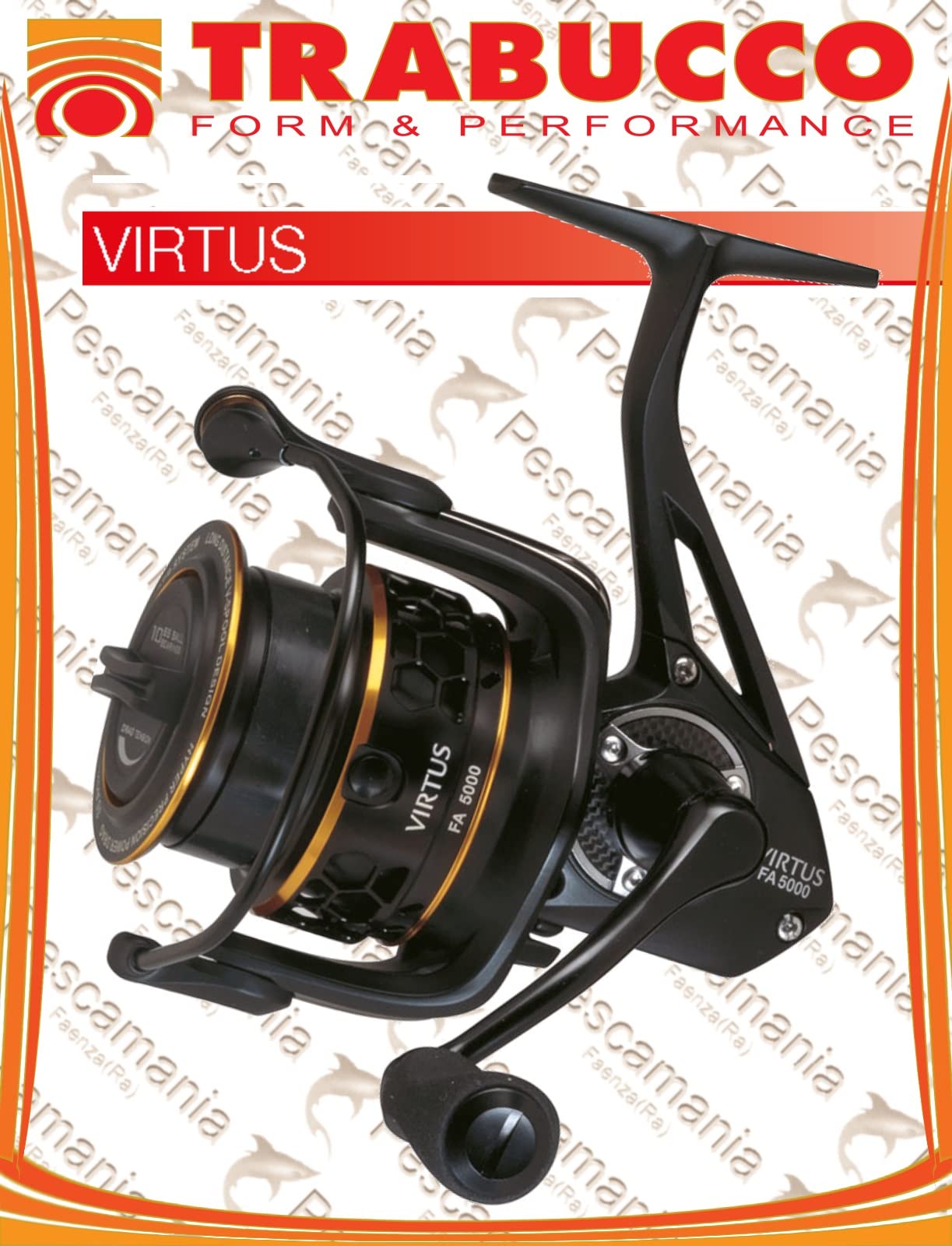 Trabucco Moulinet de pêche Virtus 4000 Spinning Bolognaise Feeder Eau salée