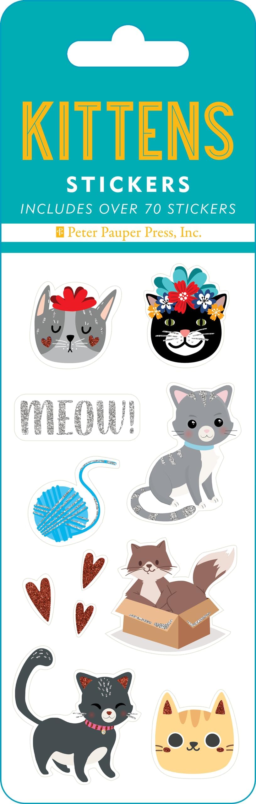 Kittens Sticker Set (74 stickers!) (Sticker Sheets)