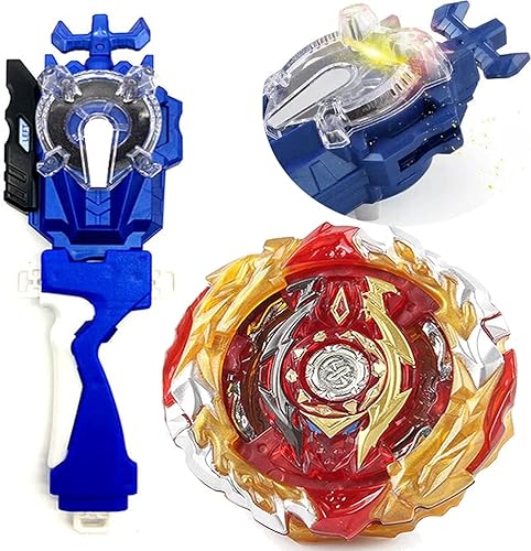 Izquierda Derecha Sparking Launcher Bey Burst Evolution Turbo Blades Battling Tops String Launcher Grip SuperKing B-172 Booster World Spriggan Unite