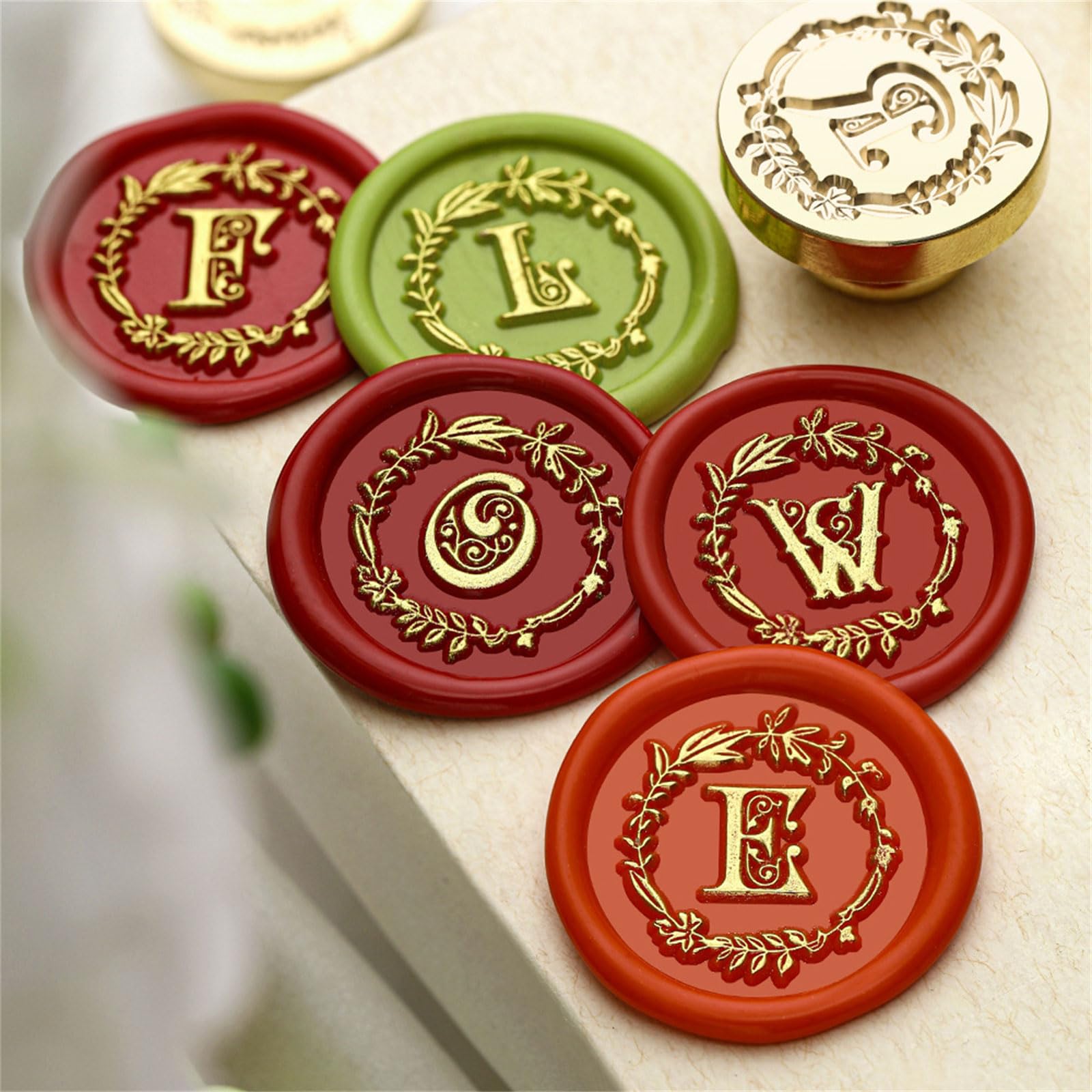 F Seal Timbro della serie di lettere timbro timbro busta invito matrimonio biglietto di auguri scrapbooking