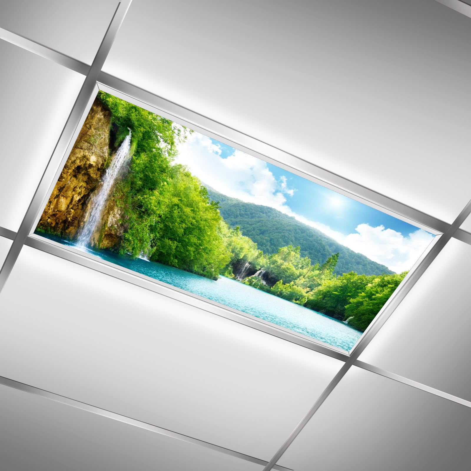 Fluorescent Light Diffuser Film ShadeMAGIC 4 Pack Fluorescent