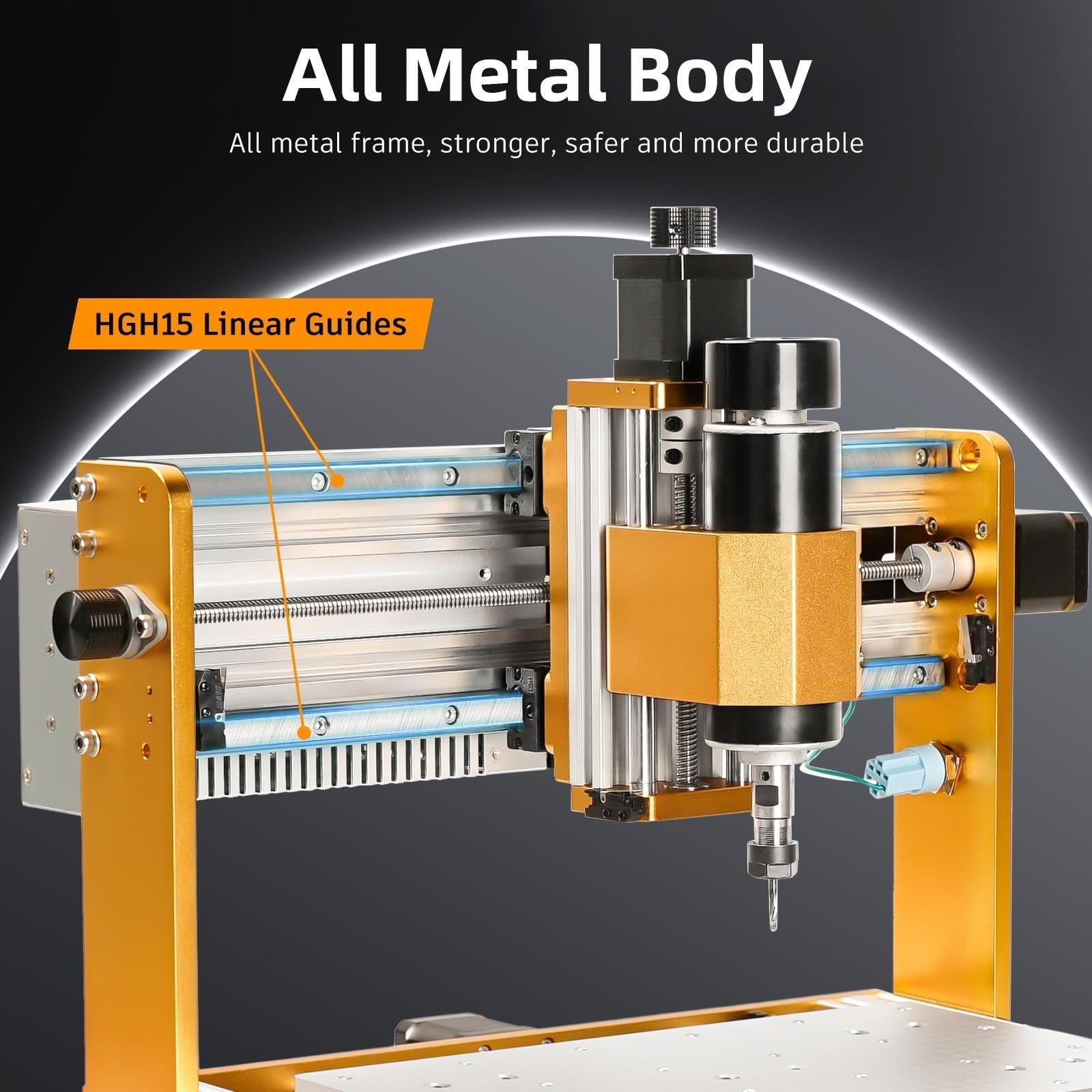 Frezarka CNC 3018Pro Ultra z wrzecionem 500 W do rzeźbienia w drewnie, metalu, akrylu MDF, frezarka 3-osiowa dla Fabryki