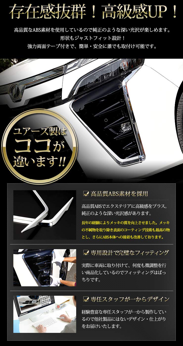 Amazon | ユアーズ: 80系 ヴォクシーVOXY 後期 専用 フォグサイド