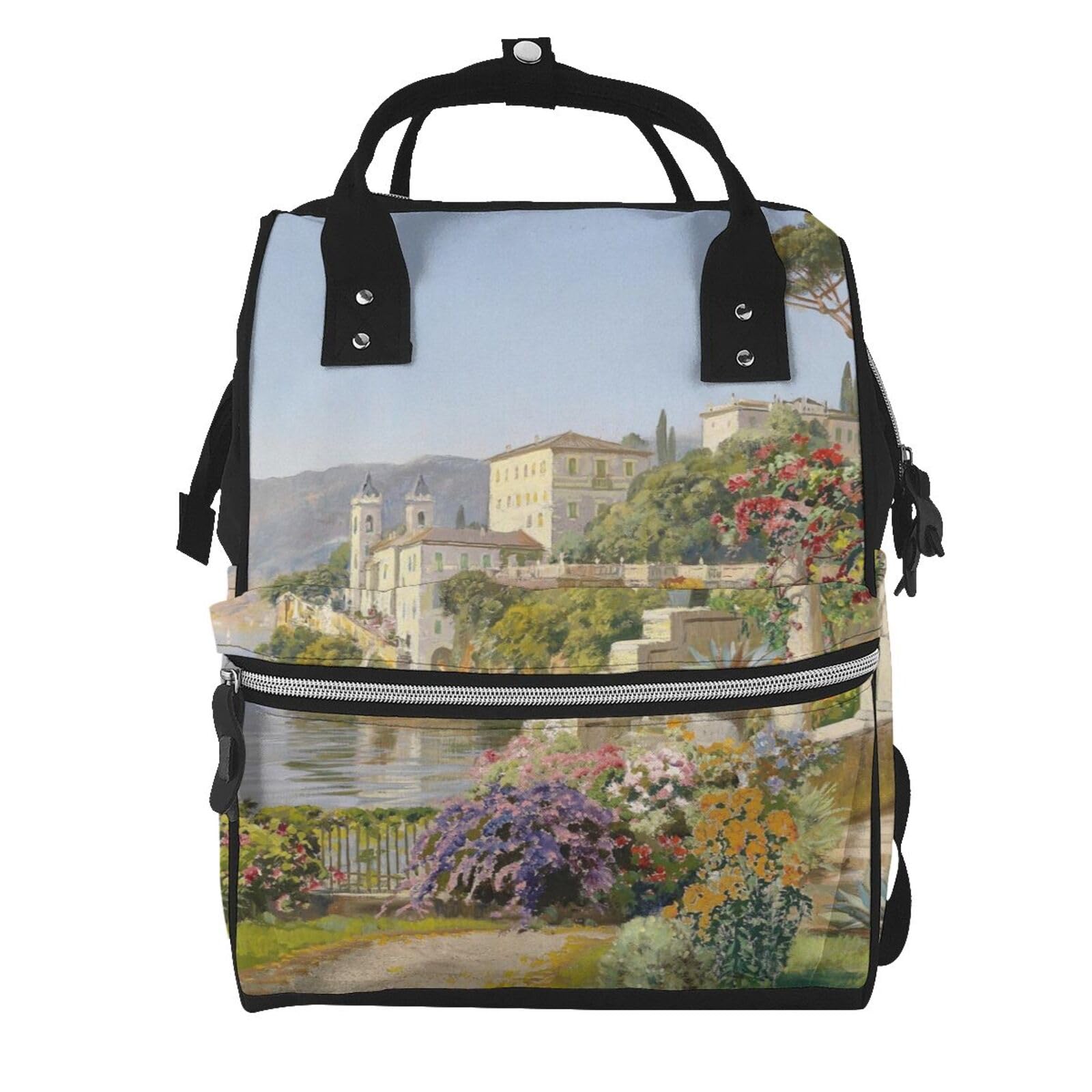 Sac à dos à couches mixte paysage marin multicolore taille unique voyage - 7