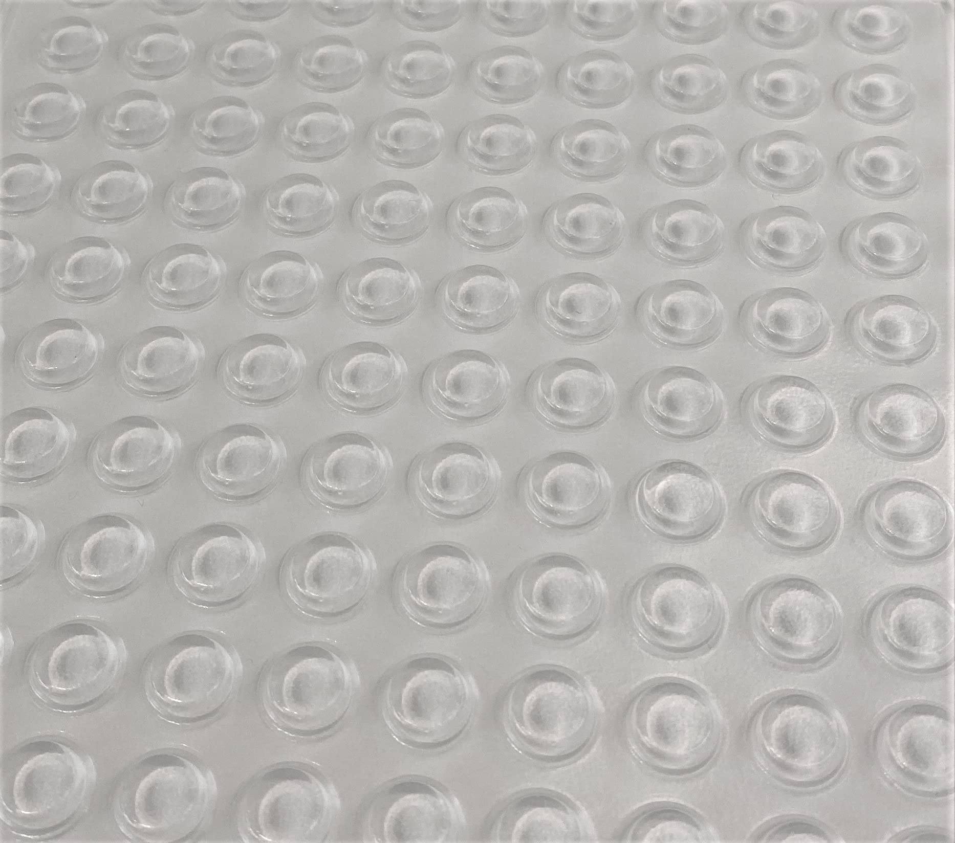 240 x Clear 12.7mm x 3.5mm Self Adhesive Polyurethane Bumper Stops Feet Bumpons Cylindrical (Pack of 240)