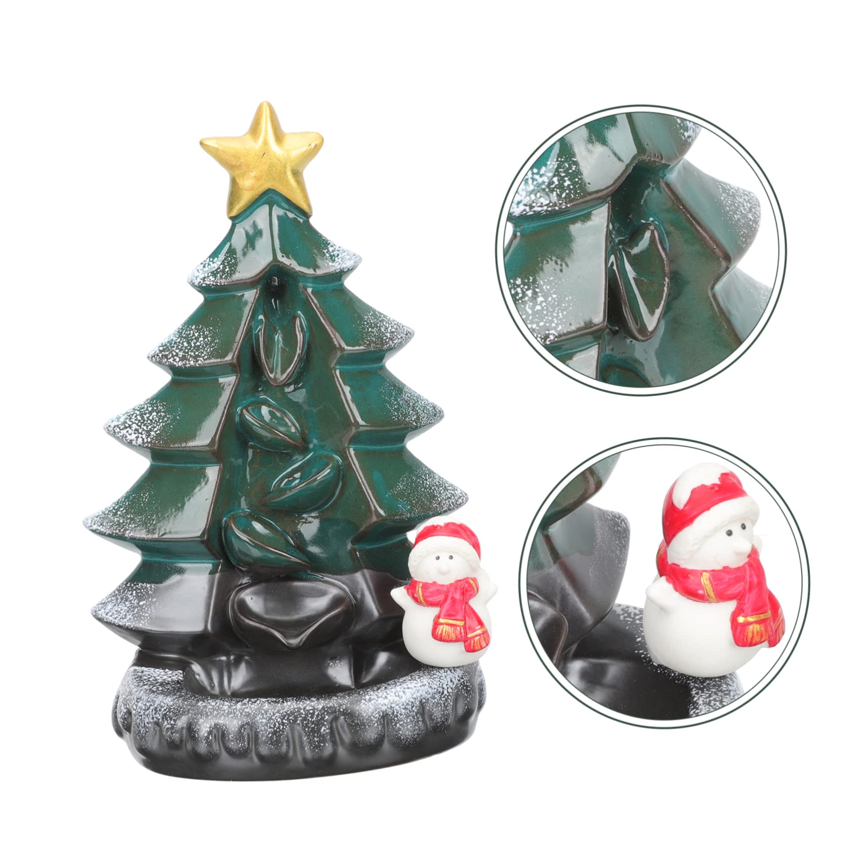 Weihnachtsbaum Weihrauchbrenner Rückfluss Sticks Festliche Dekoration Elegantes