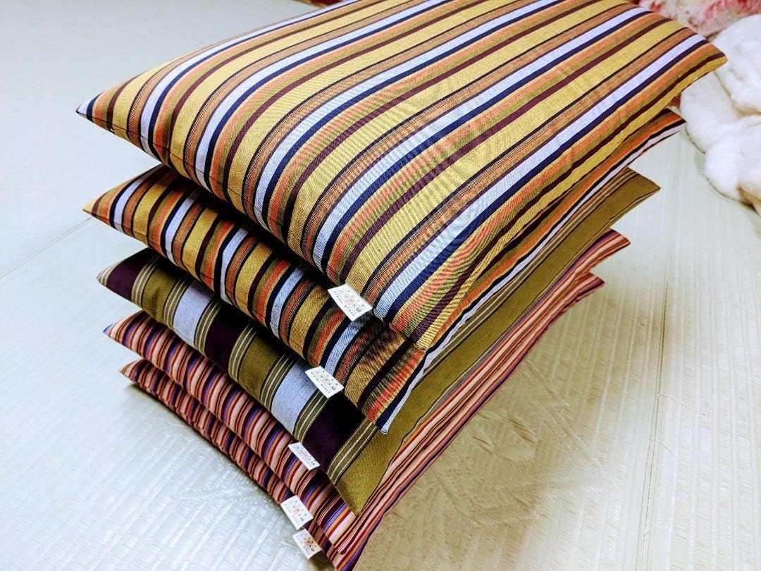 三河木綿シルク綿巻そば殻枕(内閣総理大臣賞受賞)☆天然素材☆