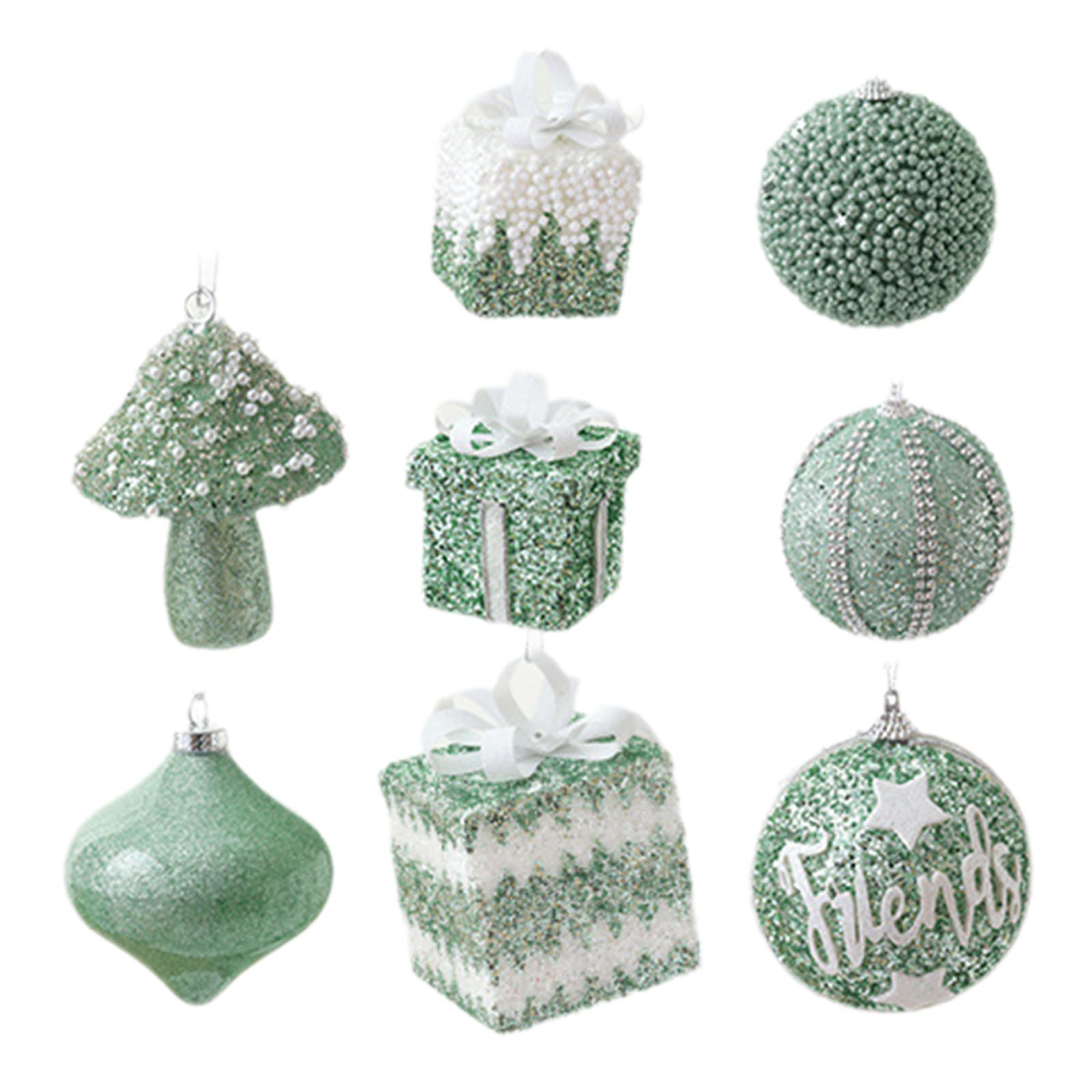Décoration de sapin de Noël scintillante : un pendentif élégant pour sublimer vos fêtes