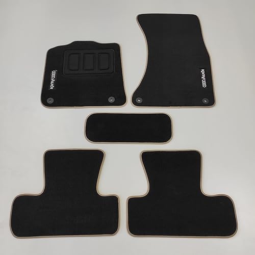 Tapete para piso de automóvil para todos los modelos de Audi, alfombra de alta calidad, 4 piezas, tapetes para todo tipo de clima, ajuste