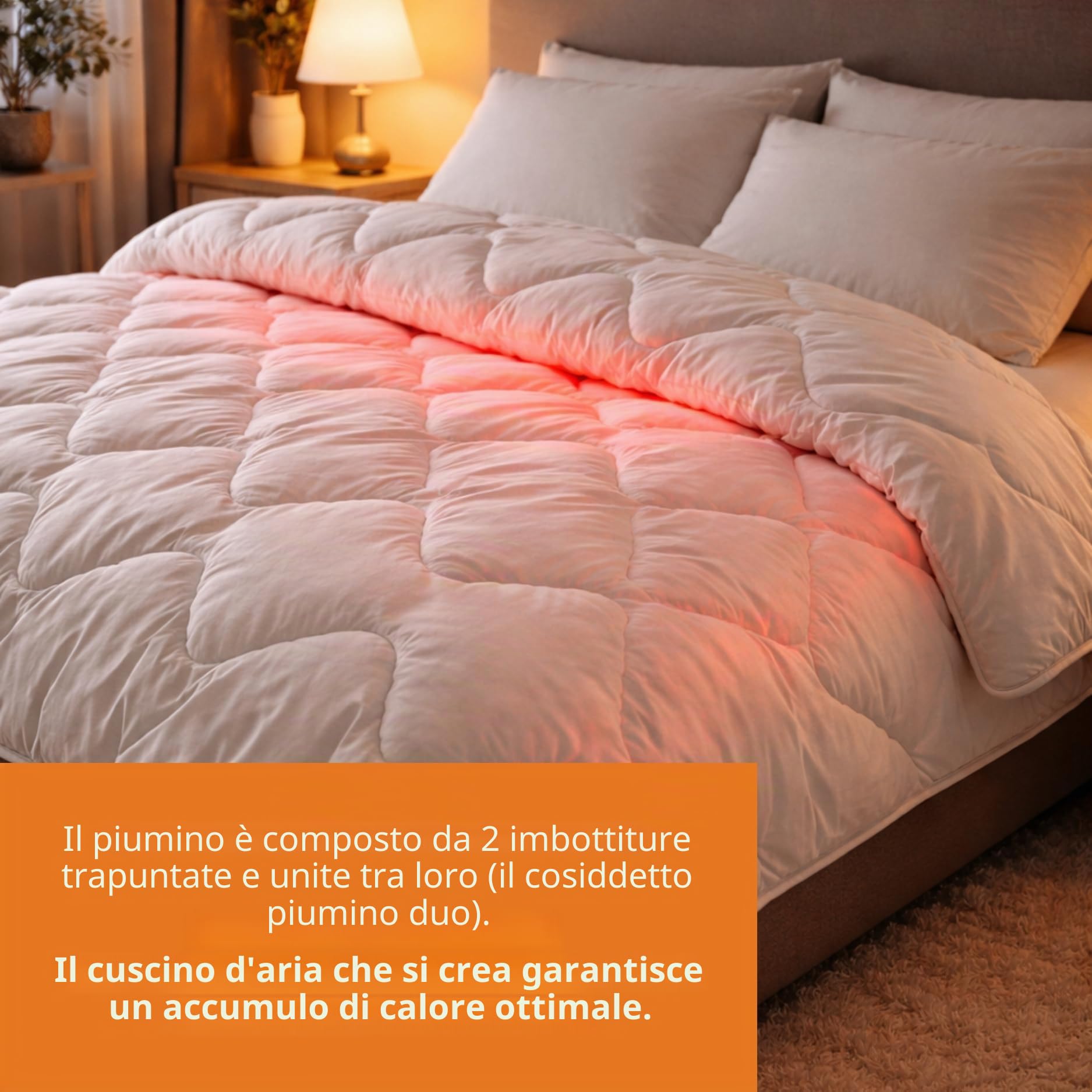 sleepling Piumino invernale ultra caldo, extra spesso e pesante, prodotto in UE, Ökotex 100, lavabile a 60°, 100% microfibra fine, 135 x 200 cm, bianco