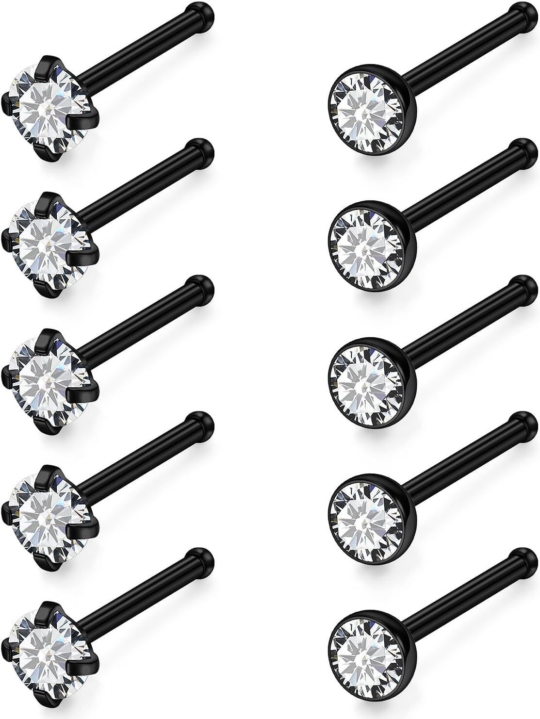 Nose Screws 22g 20g 18g Surgical Steel Nose Bone Nose Ring