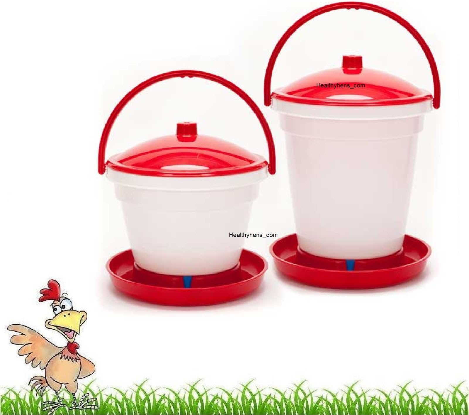 Easy Fill Easy Clean Automatic Poultry Bucket Drinker 12L 18L Chicken Water Feed (18L)