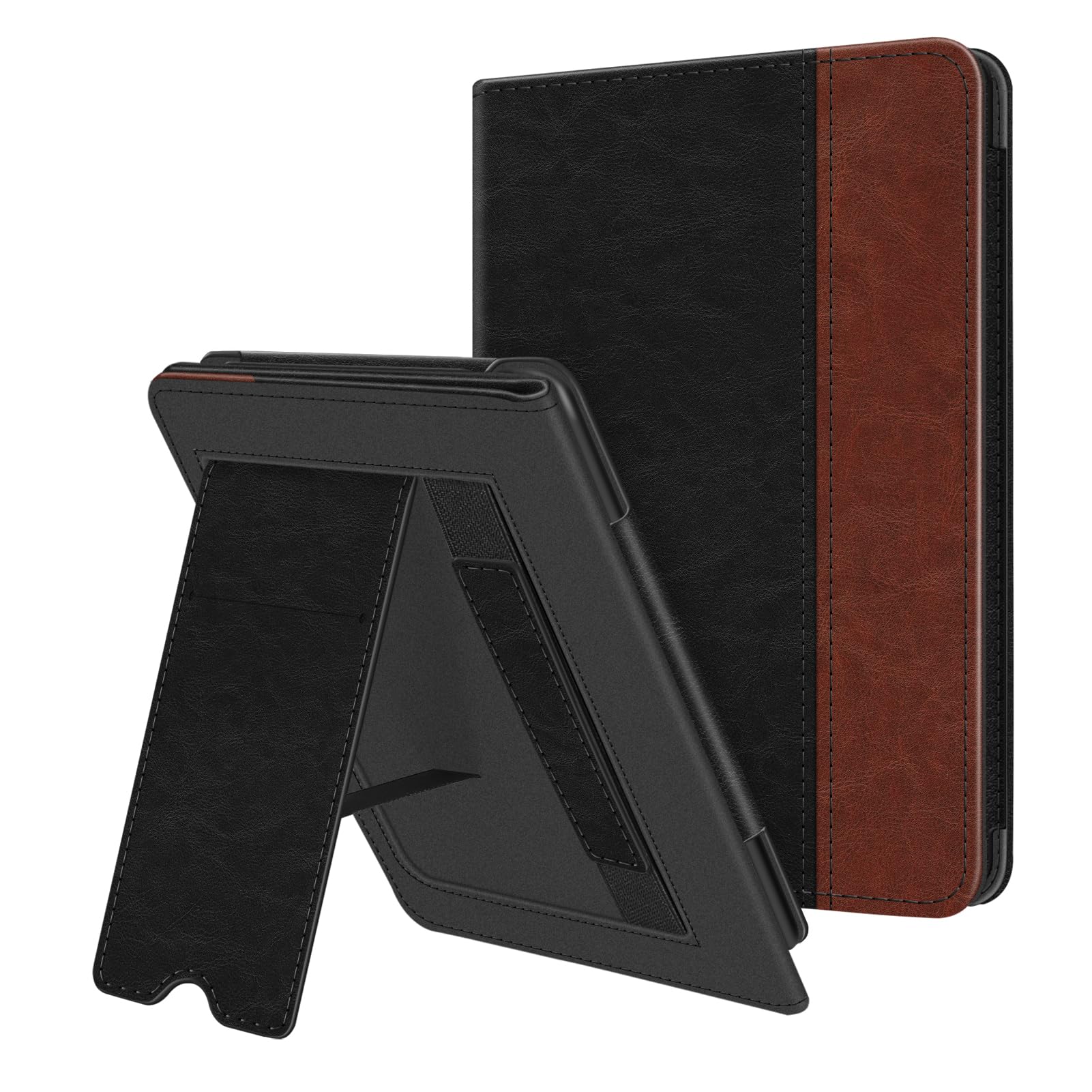 Fintie Stand Case for 6" All-New Kindle (11th Generation-2024/2022 Release) - PU Leather Cover with Auto Sleep/Wake Card Slot & Hand Strap for Kindle 2024/2022 11th Generation e-Reader, Dual Color-image-39